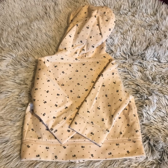 Gap Baby Girl Flowery Logo Hoodie Sweatshirt - Picture 6 of 8